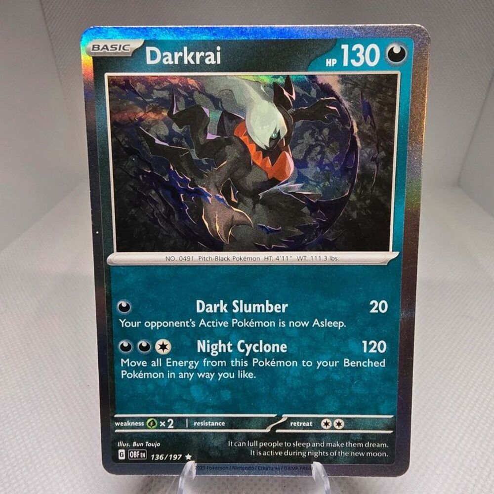 Darkrai 136 pokemon obsidian flames